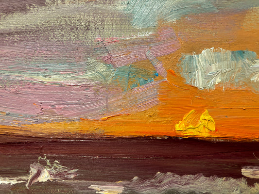 Orange Immersion. Triptych